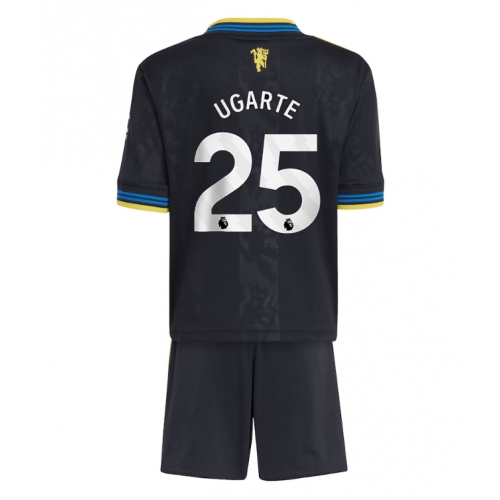 Manchester United Manuel Ugarte #25 Maglia Gara Terza Repliche 2025-26 Bambino Maniche Corte Manchester United Manuel Ugarte #25 Maglia Gara Terza Repliche 2025-26 Bambino Maniche Corte